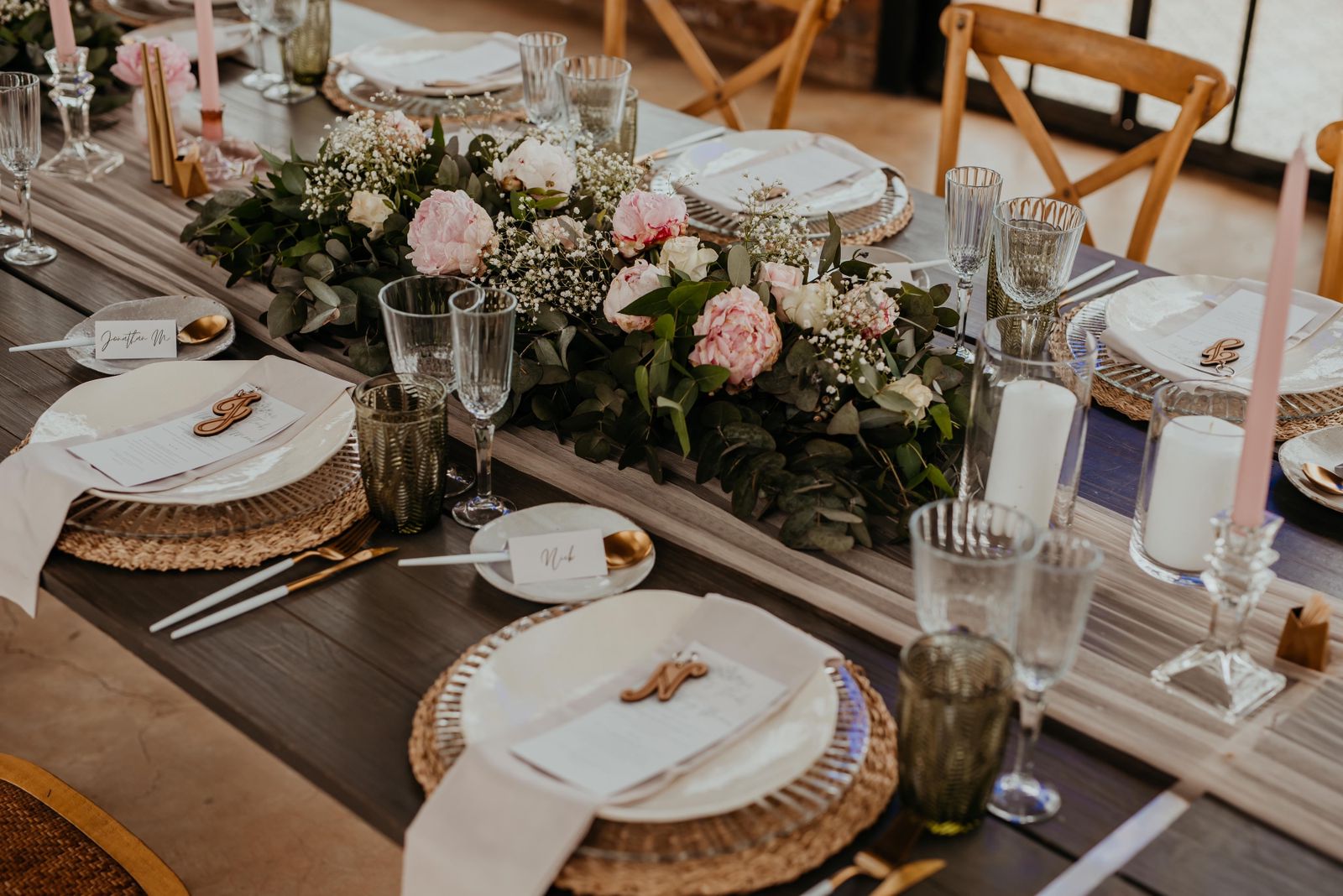 thank you gift keyring and menu print